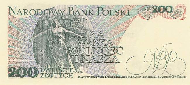200 Zloty Polen p144c 1988